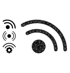 Triangle Filled Wi-fi Access Point Icon