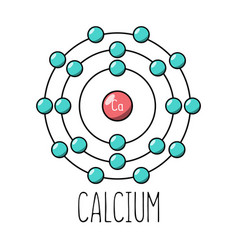 Calcium Atom Bohr Model