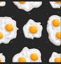 Fried Eggs Seamless Pattern