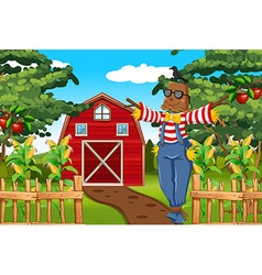 Scarecrow In The Farmyard