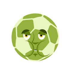 Soccer Ball Nausea Emoji Football Ball Sick