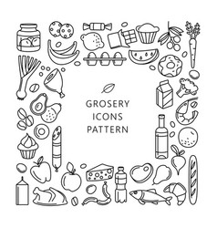 Grosery Supermarket Goods Pattern Store Food