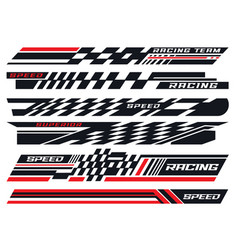 Racing Team Set Stickers Colorful