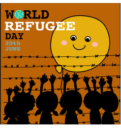 World Refugee Day With Kids And Balloon