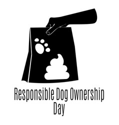 Responsible Dog Ownership Day Idea For A Banner