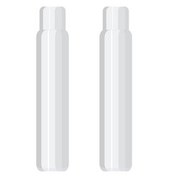 Slim Bottles On A White Background