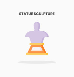 Statue Sculpture Flat Icon