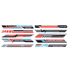 Racing Team Colorful Set Stickers