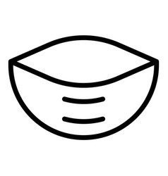 Homemade Pita Bread Icon Outline Style