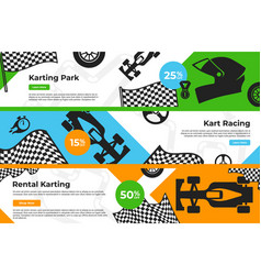 Rental Karting Park Advertising Promo Sale