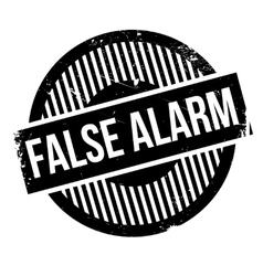 False Alarm Rubber Stamp