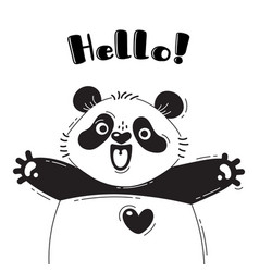 Hello Panda Vector Images (over 110)