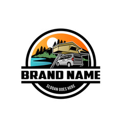 Rv Camper Van Car Logo