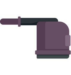 Carpet Steam Cleaner Icon Flat Isolated