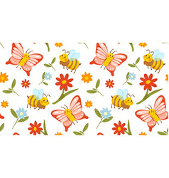 Insects Seamless Pattern