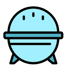 Snack Container Icon Flat