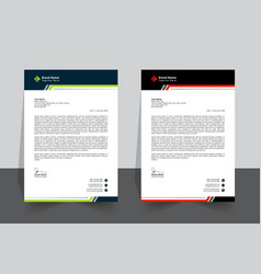 Modern Letter Head Design Template