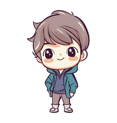 Cute Boy With Jacket Kawaii