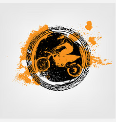 Grunge Motorcross Element