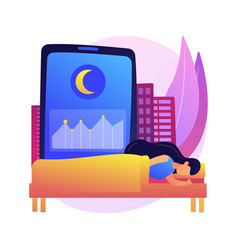 Sleep Tracking Abstract Concept