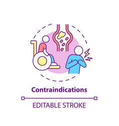 Contraindications Concept Icon