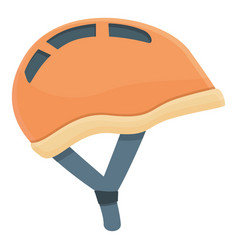 Extreme Tourism Helmet Icon Cartoon