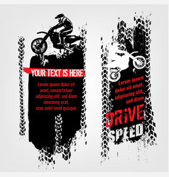 Grunge Motorcross Banners