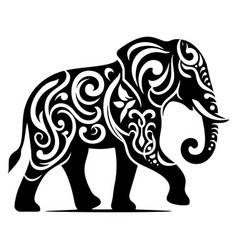 Tribal Elephant Design