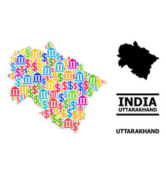 Collage Map Uttarakhand State Bank