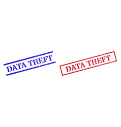 Data Theft Textured Scratched Stamp Seals