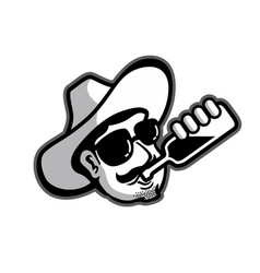 Cool Mexican Guy Drinking Sticker