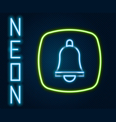 Glowing Neon Line Emergency Mobile Phone Call