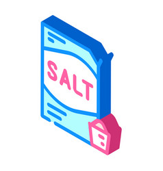 Dishwasher Salt Isometric Icon