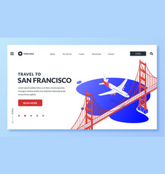 San Francisco Usa 3d Isometric