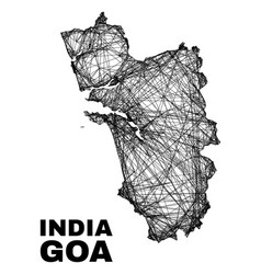 Linear Irregular Mesh Goa State Map