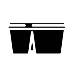 Lunch Box Plastic Food Glyph Icon