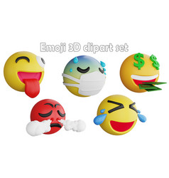 Emoji Clipart Element 3d Render