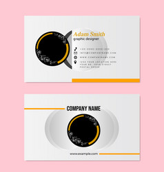 Modern Business Template Visiting Cards Design