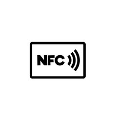 Nfc Icon Or Signboard Of Wireless Payment System