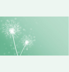 Simple Dandelion Flower Seeds Background Design