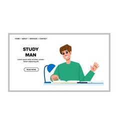 Study Man Home