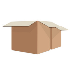 Open Box On A White Background