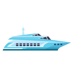 Speedboat Icon Modern Fast Yacht Travel Ship