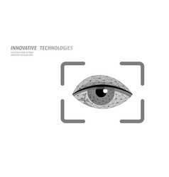 Eye Scanner 3d Authorisation Technology Concept