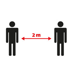 Keep At Least 2 Meter Distance From Others