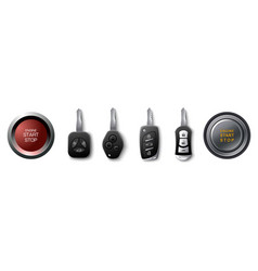 Car Remote Engine Start Key Or Button