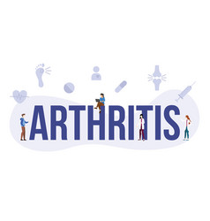 Arthritis Disease Health Concept With Big Word