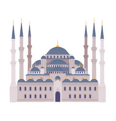 Sultan Ahmed Mosque Or Blue As Traditional