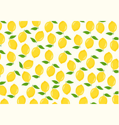 Seamless Lemon Pattern Background