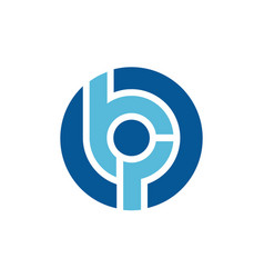 Initial Letter Pb Or Bp Logo Icon Design